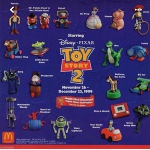 NWT 1993 Toy Story 2 Disney McDonald’s Happy Meal Toys 13 in set